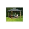 Kiosque Carré Bergen 1 En Bois FSC – 3,38x3,38m - Karibu -Jardin Abris Magasin kiosque carre bergen 1 en bois fsc 338x338m karibu