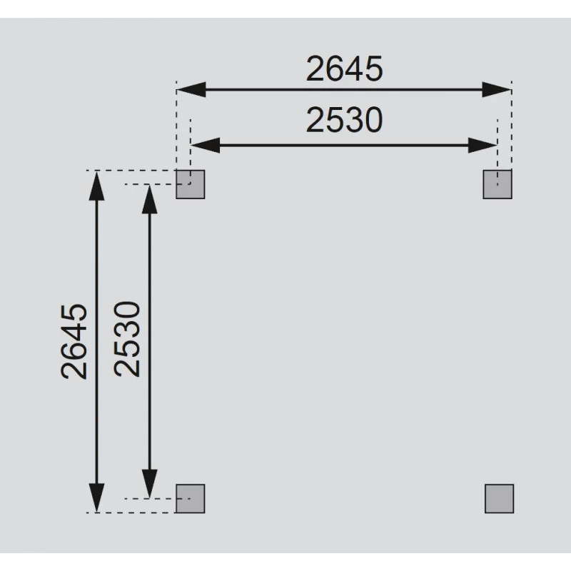 Kiosque Carré En Bois Autoclave Bergen 1 – 3,38x3,38m – Avec Shingles – Karibu 6 Kiosque Carré En Bois Autoclave Bergen 1 – 3,38x3,38m – Avec Shingles – Karibu – Image 4