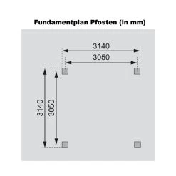 Kiosque De Jardin Carré Granada – 3,77x3,77m – Avec Shingles – Karibu -Jardin Abris Magasin kiosque de jardin carre granada 377x377m avec shingles karibu 3