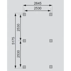 Kiosque Rectangulaire En Bois Autoclave Bergen 2 – 3,38x5,92m – Avec Shingles – Karibu -Jardin Abris Magasin kiosque rectangulaire en bois autoclave bergen 2 338x592m avec shingles karibu 4