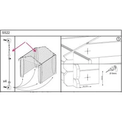 Kit Anti-tempête Pour Abris Et Garages SOLID -Jardin Abris Magasin kit anti tempete pour abris et garages solid 2