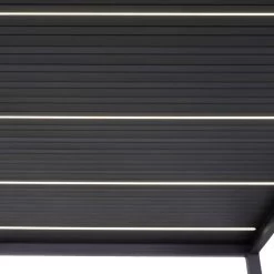 Kit éclairage 3 Lames Anthracite LEDS 3m + Télécommande Pour Pergola Ombrea -Jardin Abris Magasin kit eclairage 3 lames anthracite leds 3m telecommande pour pergola ombrea 5