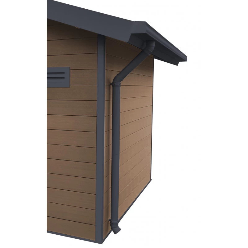 Kit Gouttières Anthracite - Pack Prêt à La Pose Pour Abri PREMIUM Woodlife Garden Double Pentes 19,22m² 3 Kit Gouttières Anthracite - Pack Prêt à La Pose Pour Abri PREMIUM Woodlife Garden Double Pentes 19,22m²