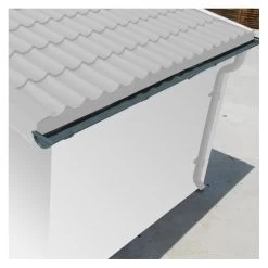 Kit Gouttières Anthracite - Pack Prêt à La Pose Pour Abri Woodlife Garden 9m²+9m² Terrasse -Jardin Abris Magasin kit gouttieres anthracite pack pret a la pose pour abri woodlife 9m9m terrasse 1