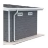 Kit Gouttières Blanc - Pack Prêt à La Pose Pour Abri PREMIUM Woodlife Garden Monopente De Largeur 3m -Jardin Abris Magasin kit gouttieres blanc pack pret a la pose pour abri premium woodlife garden monopente de largeur 3m