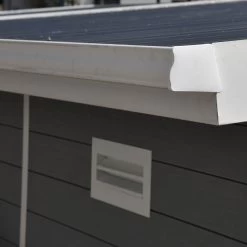 Kit Gouttières Blanc - Pack Prêt à La Pose Pour Abri PREMIUM Woodlife Garden Monopente De Largeur 3m -Jardin Abris Magasin kit gouttieres blanc pack pret a la pose pour abri premium woodlife garden monopente de largeur 3m 1 3