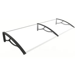 Marquise De Porte Extra Large 200x80cm En Polycarbonate 3 Mm – HABRITA
