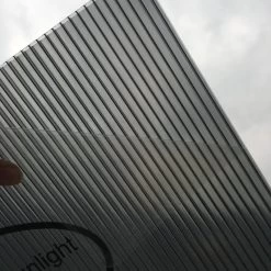 Pack De 3 Plaques De Polycarbonate De Remplacement - Ep. 6mm Gris Longueur 294cm