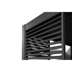 Panneau Latéral à Ventelles 1m OMBREA - Anthracite -Jardin Abris Magasin panneau lateral a ventelles 1m ombrea 1 2