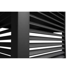 Panneau Latéral à Ventelles 1m OMBREA - Anthracite -Jardin Abris Magasin panneau lateral a ventelles 1m ombrea 1 3