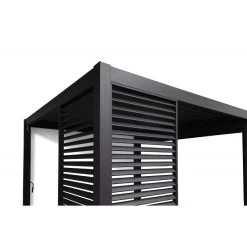 Panneau Latéral à Ventelles 1m OMBREA - Anthracite -Jardin Abris Magasin panneau lateral a ventelles 1m ombrea 1 4