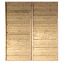 Paroi Latérale En épicéa 180x200cm Pour Carport Classic Karibu