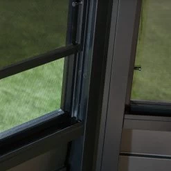 Pavillon Adossé Charlestone 309x502cm En Aluminium Et Acier Galvanisé - SOJAG -Jardin Abris Magasin pavillon adosse charlestone 309x502cm en aluminium et acier galvanise sojag 2