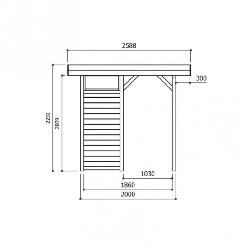 Pavillon De Jardin Regensburg 6m² En Bois Traité Autoclave Avec Panneaux Pré-montés - SOLID 5 Pavillon De Jardin Regensburg 6m² En Bois Traité Autoclave Avec Panneaux Pré-montés - SOLID – Image 3