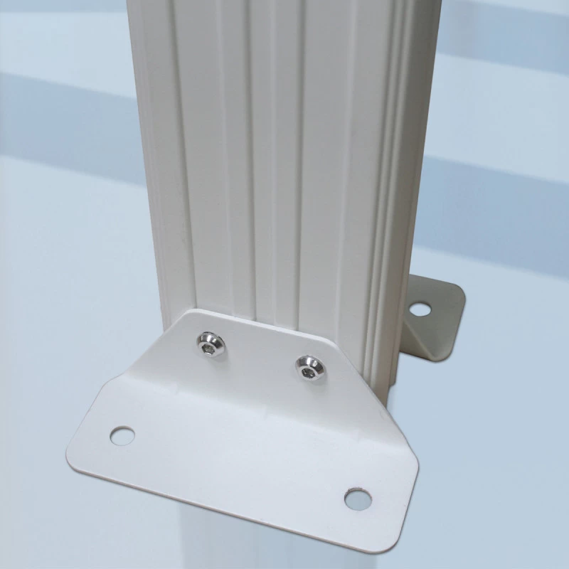 Pergola Adossée 435x300cm En Aluminium Blanc Et Polycarbonate 4mm CIELO - DCB Garden 7 Pergola Adossée 435x300cm En Aluminium Blanc Et Polycarbonate 4mm CIELO - DCB Garden – Image 5