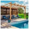 Pergola Adossée En Bois Lamellé-collé 400x300cm Andorra – Maderland -Jardin Abris Magasin pergola adossee en bois lamelle colle 400x300cm andorra maderland