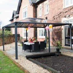 Pergola Aluminium Et Polycarbonate 492x359cm Martinique 5000 Palram - Canopia -Jardin Abris Magasin pergola aluminium et polycarbonate 492x359cm martinique 5000 palram 5