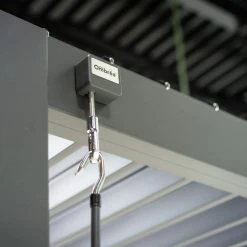 Pergola Bioclimatique Adossée En Alu Anthracite 3x5.3m Ombrea -Jardin Abris Magasin pergola bioclimatique adossee en alu anthracite 3x36m ombrea 5