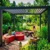 Pergola Bioclimatique Autoportante En Alu Anthracite 3.6x3.6m Ombrea -Jardin Abris Magasin pergola bioclimatique autoportante en alu anthracite 36x36m ombrea