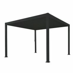 Pergola Bioclimatique Autoportante En Alu Anthracite 3x3m Ombrea -Jardin Abris Magasin pergola bioclimatique autoportante en alu anthracite 3x3m ombrea 3