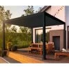 Pergola Bioclimatique Autoportante En Alu Anthracite 3x4m Ombrea -Jardin Abris Magasin pergola bioclimatique autoportante en alu anthracite 3x4m ombrea