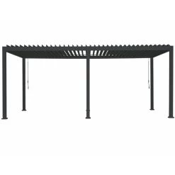 Pergola Bioclimatique Autoportante En Alu Anthracite 3x6m Ombrea -Jardin Abris Magasin pergola bioclimatique autoportante en alu anthracite 3x6m ombrea 3