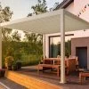 Pergola Bioclimatique Ombréa Autoportante 3x4M - Blanc - S1 -Jardin Abris Magasin pergola bioclimatique autoportante en alu blanc 3x4m ombrea
