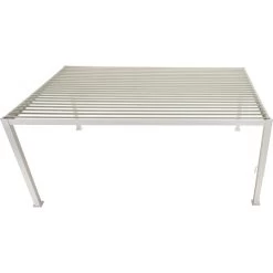 Pergola Bioclimatique Ombréa Autoportante 3x4M - Blanc - S1 -Jardin Abris Magasin pergola bioclimatique autoportante en alu blanc 3x4m ombrea 3