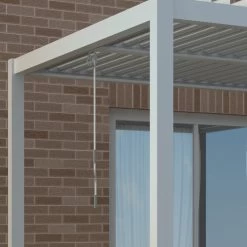 Pergola Bioclimatique Autoportante En Aluminium Gris Clair 4x4m - X-METAL 10 Pergola Bioclimatique Autoportante En Aluminium Gris Clair 4x4m - X-METAL -Jardin Abris Magasin pergola bioclimatique autoportante en aluminium gris clair 4x4m x metal 2