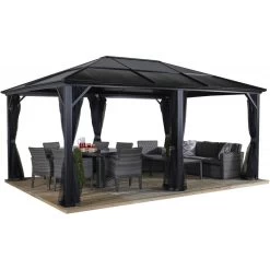 Pergola De Jardin Meridien 365x485cm En Aluminium Anthracite Et Polycarbonate 8mm – SOJAG 10 Pergola De Jardin Meridien 365x485cm En Aluminium Anthracite Et Polycarbonate 8mm – SOJAG -Jardin Abris Magasin pergola de jardin meridien en aluminium anthracite et polycarbonate 8mm sojag 2