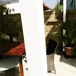 Pergola En Aluminium Blanc 350x505cm Florence – PARAGON OUTDOOR -Jardin Abris Magasin pergola en aluminium blanc 350x505cm florence paragon outdoor 4