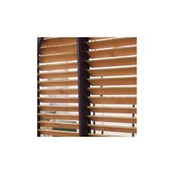 Pergola En Bois Avec Ventelles Amovibles Sur Toiture + 1 Côté 340x360x217cm Veneto -Jardin Abris Magasin pergola en bois avec ventelles amovibles sur toiture 1 cote 339x360x217cm veneto 4