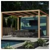 Pergola En Bois Lamellé-collé 400x400cm Santander – Maderland -Jardin Abris Magasin pergola en bois lamelle colle 400x400cm santander maderland