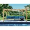 Pergola En Bois Lamellé-collé 500x300cm Valencia – Maderland -Jardin Abris Magasin pergola en bois lamelle colle 500x300cm valencia maderland