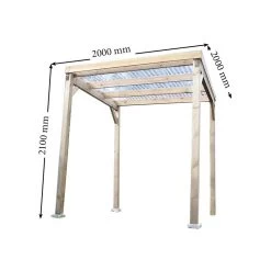 Pergola En Bois Traité Autoclave Budget Habrita -Jardin Abris Magasin pergola en bois traite autoclave budget habrita 2