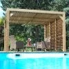Pergola THERMAUVENT 10,67m² Toiture Et Paroi Avec Ventelles HABRITA