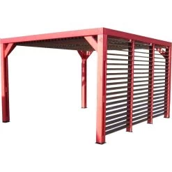 Pergola THERMAUVENT 10,67m² Toiture Et Paroi Avec Ventelles HABRITA 10 Pergola THERMAUVENT 10,67m² Toiture Et Paroi Avec Ventelles HABRITA -Jardin Abris Magasin pergola thermauvent 1067m toiture et paroi avec ventelles habrita 2