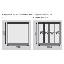Petit Abri De Jardin En Bois 3,26m² Merseburg 3 - Karibu -Jardin Abris Magasin petit abri de jardin en bois 326m merseburg 3 karibu 3