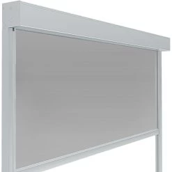 Store Avec Cadre Latéral Gris Clair 270cm Pour Pergola Bioclimatique En Aluminium X-METAL -Jardin Abris Magasin store avec cadre lateral gris clair 270cm pour pergola bioclimatique en aluminium x metal 2
