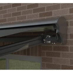 Store Banne Manuel 295x200cm DECO Toile Polyester Grise - X-METAL -Jardin Abris Magasin store banne manuel 295x200cm deco toile polyester grise x metal 5