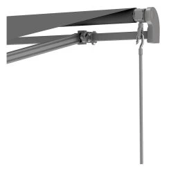 Store Banne Manuel 295x200cm EASY Toile Polyester Grise - X-METAL -Jardin Abris Magasin store banne manuel 295x200cm easy toile polyester grise x metal 4