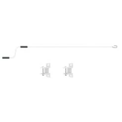 Store Banne Manuel 350x250cm EASY Toile Polyester Beige - X-METAL -Jardin Abris Magasin store banne manuel 350x250cm easy toile polyester beige x metal 4