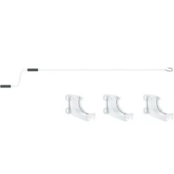 Store Banne Manuel 400x300cm LUXO Toile Polyester Beige - X-METAL -Jardin Abris Magasin store banne manuel 400x300cm luxo toile polyester beige x metal 2