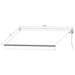 Store Banne Motorisé 395x300cm DECO Toile Polyester Grise - X-METAL 10 Store Banne Motorisé 395x300cm DECO Toile Polyester Grise - X-METAL -Jardin Abris Magasin store banne motorise 395x300cm deco toile polyester grise x metal 2