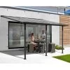 Toit De Terrasse 15,38m² Aluminium Anthracite Et Polycarbonate Habrita -Jardin Abris Magasin toit de terrasse 1538m aluminium anthracite et polycarbonate habrita