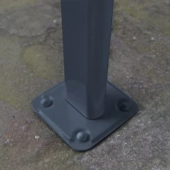 Toit De Terrasse 224x224cm En Aluminium Gris Et Polycarbonate 6mm SIERRA - Canopia By Palram -Jardin Abris Magasin toit de terrasse 224x224cm en aluminium gris et polycarbonate 6mm sierra palram 1 5