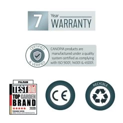 Toit De Terrasse 224x670cm En Aluminium Blanc Et Polycarbonate 6mm SIERRA - Canopia By Palram -Jardin Abris Magasin toit de terrasse 224x670cm en aluminium blanc et polycarbonate 6mm sierra palram 3