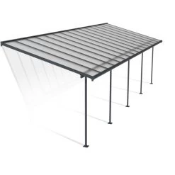 Toit De Terrasse 295x924cm En Aluminium Gris Et Polycarbonate 6mm SIERRA - Canopia By Palram 10 Toit De Terrasse 295x924cm En Aluminium Gris Et Polycarbonate 6mm SIERRA - Canopia By Palram -Jardin Abris Magasin toit de terrasse 295x924cm en aluminium gris et polycarbonate 6mm sierra canopia by palram 2