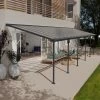 Toit De Terrasse 300x1035cm En Aluminium Gris Et Polycarbonate 8mm FERIA - Canopia By Palram -Jardin Abris Magasin toit de terrasse 3x1035m en aluminium gris et polycarbonate 8mm feria palram