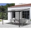 Toit De Terrasse 9,21m² Aluminium Anthracite Et Polycarbonate Habrita -Jardin Abris Magasin toit de terrasse 921m aluminium anthracite et polycarbonate habrita